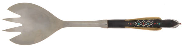 AHF1 (Stainless) Solid Salad Serving Fork