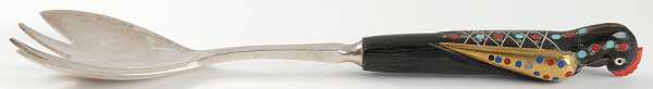 AHF1 (Stainless) Solid Salad Serving Fork