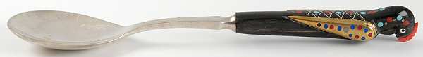 AHF1 (Stainless) Solid Salad Serving Spoon