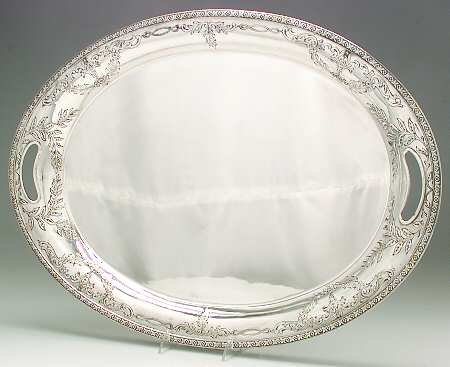 Della Robbia (Sterling, Hollowware, Floral, No Lines) by Alvin