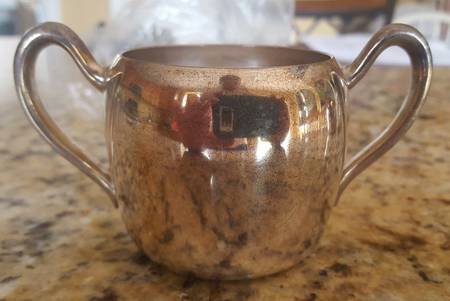 Silverplate Hollowware Open Sugar Bowl by Academy