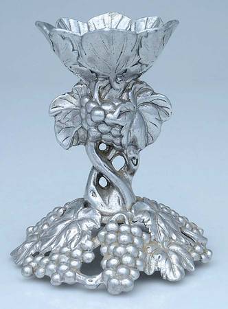 Grape (Aluminum, Hollowware) 6" Candlestick by Arthur Court