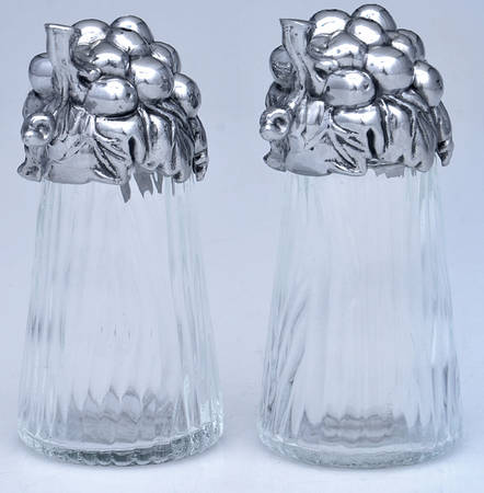 Grape (Aluminum, Hollowware) Salt & Pepper Set