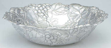 Grape (Aluminum, Hollowware) 14" Round Bowl