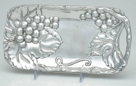 Grape (Aluminum, Hollowware) 10" Rectangular Tray by Arthur Court
