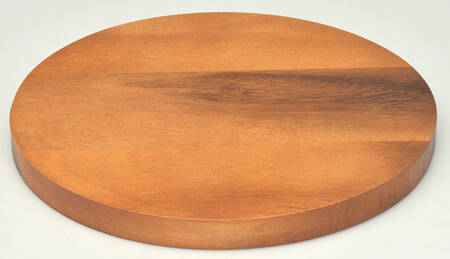 Grape (Aluminum, Hollowware) Round Wood Cheese Tray