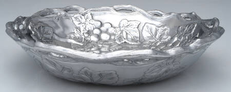 Grape (Aluminum, Hollowware) 13" Round Bowl by Arthur Court