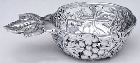 Grape (Aluminum, Hollowware) Individual Pierced Grape Bowl