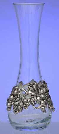 Grape (Aluminum, Hollowware) 8" Bud Vase by Arthur Court