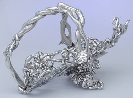 Grape (Aluminum, Hollowware) Wine Butler by Arthur Court