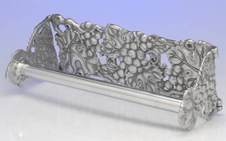 Grape (Aluminum, Hollowware) Paper Towel Rack