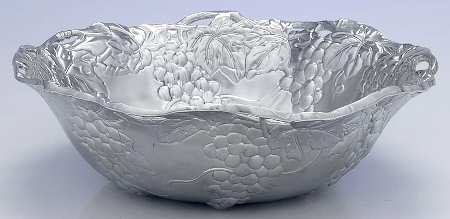 Grape (Aluminum, Hollowware) 12" Round Bowl