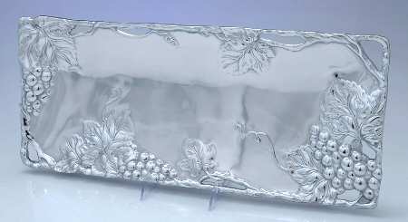 Grape (Aluminum, Hollowware) 19" Rectangular Tray