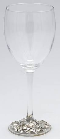 Grape (Aluminum, Hollowware) Wine Goblet by Arthur Court