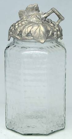 Grape (Aluminum, Hollowware) Canister & Lid by Arthur Court