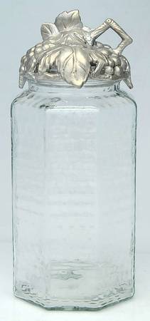 Grape (Aluminum, Hollowware) Canister & Lid