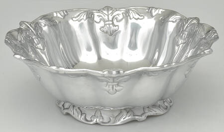 Fleur de Lis (Aluminum, Serveware) 11" Salad Serving Bowl