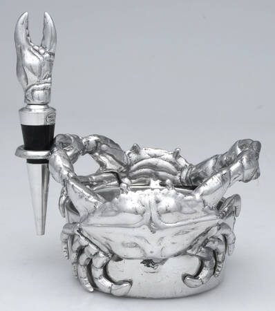 Wonders of the Water (Aluminum, Serveware) Wine Bottle Coaster & Stopper (WCO & WISTO)