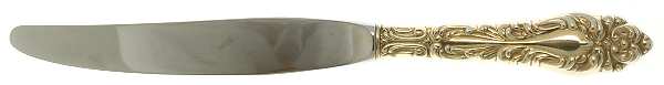 Athene-Gold Vermeil (Sterling) Modern Hollow Knife