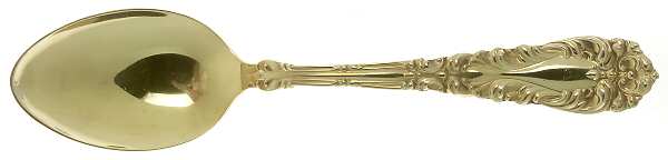 Athene-Gold Vermeil (Sterling) Dessert/Oval Soup Spoon