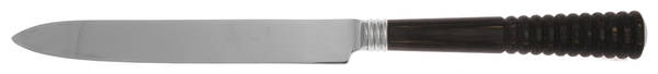Athenes-Black (Stainless) New French Hollow Knife by Alain Saint Joanis