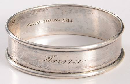 N60 (Sterling, Hollowware) Napkin Ring