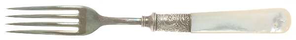 Pearl Handle Flatware 5 (Silverplate Bolster) Fork