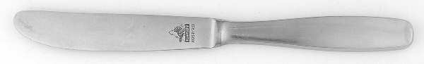 AUE18 (Stainless) Dessert Knife with Stainless Blade by Auerhahn