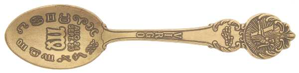 Zodiac Spoons (Gold Wash on Brass) by American Coll Guild