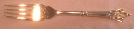 ATN10 (Sterling) Individual Solid Fish Fork W/Bright Cut by Atkin Brothers, Ltd
