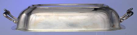135 (Silverplate, Hollowware) 11" Oval Divided Vegetable (Top) by Art Silver 
