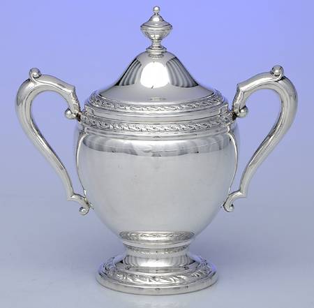 816 (Sterling, Hollowware) Sugar Bowl & Lid by Amston