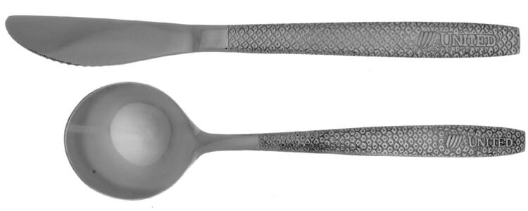 United (Stainless) Individual Spoon & Knife - Set of 2