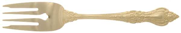 Golden Crown Royale (Gold Electroplate) Individual Salad Fork