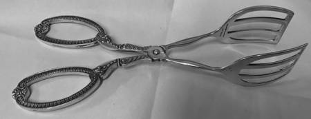 Empire-Impero (Sterling) Solid Serving Pastry Scissors