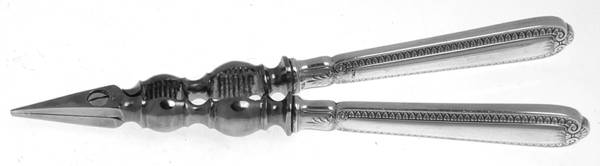 Empire-Impero (Sterling) Grape Shears/Nutcracker with Stainless Grip