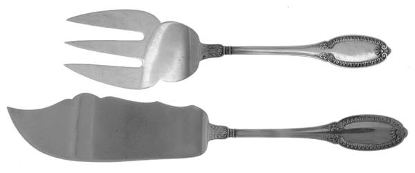 Empire-Impero (Sterling) 2 Piece Large Solid Fish Serving Set