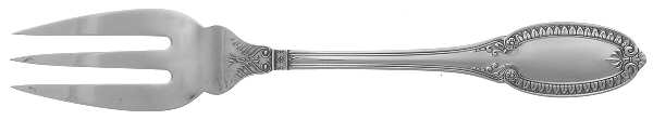 Empire-Impero (Sterling) Large Individual Solid Fish/Salad Fork