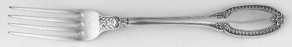 Empire-Impero (Sterling) Luncheon/Dessert Fork, Solid Piece
