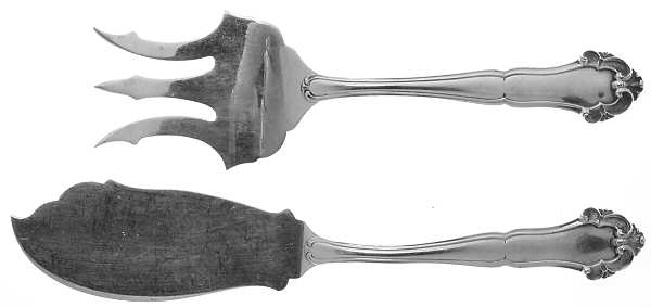 Grande Imperiale (Sterling) 2 Piece Large Solid Fish Serving Set