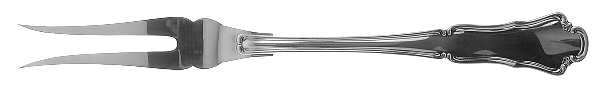 Savoy (Sterling) Large 2-Tine Cold Meat Serving Fork