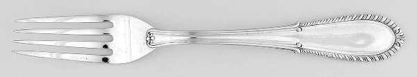 Villa D'Este (Sterling) Solid Serving Fork