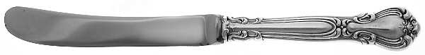 Chantilly (Sterling, No Monograms) Butter Spreader Hollow Hdl-Paddle/Stainless Blade