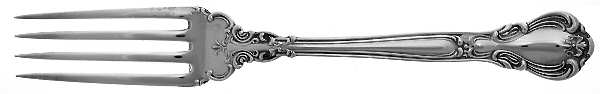 Chantilly (Sterling, No Monograms) Fork
