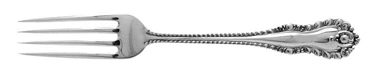 Gadroon (Sterling, No Monograms) Fork by Birks Silver