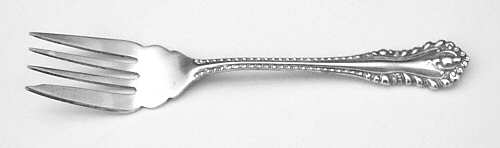 Gadroon (Sterling, No Monograms) Individual Salad Fork