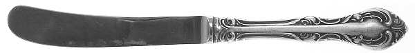 Laurentian (Sterling) Butter Spreader Hollow Hdl-Paddle/Stainless Blade