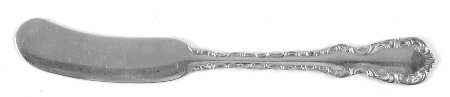 Louis XV (Sterling, 1914) Flat Handle Butter Spreader