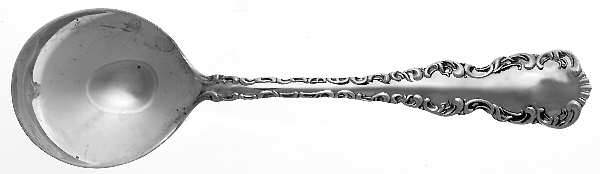 Louis XV (Sterling, 1914) Round Bowl Soup Spoon (Gumbo)