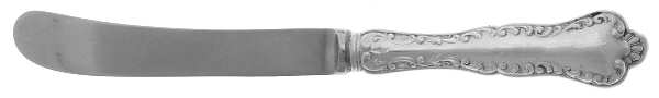 Louis XV (Sterling, 1914) Butter Spreader Hollow Hdl-Paddle/Stainless Blade